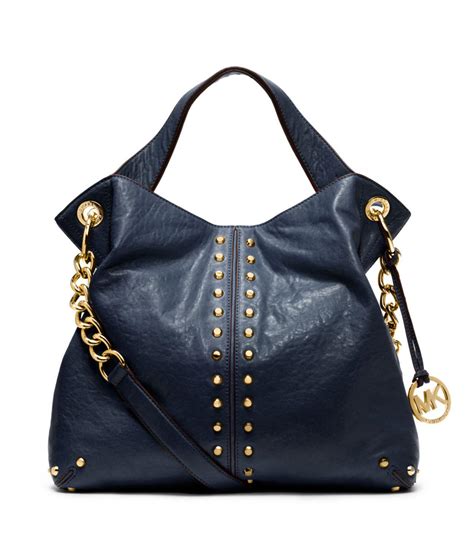 Women's Blue Shoulder Bag Michael Kors 